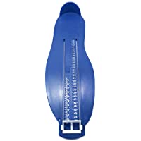 Los mejores  - Medidor de pies para hombres- 18 a 47- color rojo- producto de Reino Unido Tamaño libre azul
